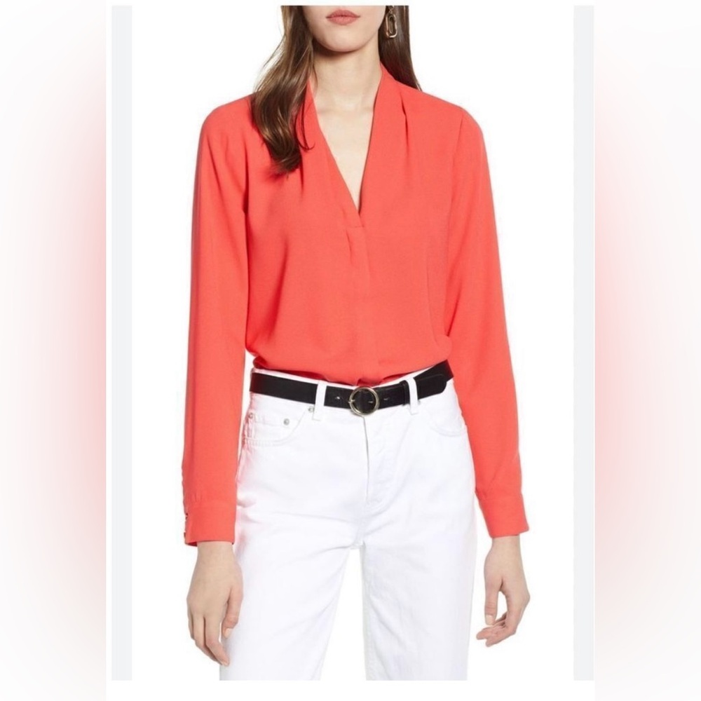 EUC Halogen Button-Down Blouse